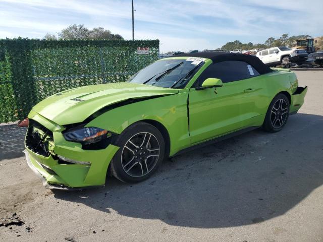 1FATP8UH0L5126010 - 2020 FORD MUSTANG GREEN photo 1