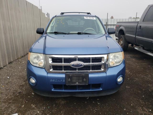 1FMCU03G69KA44575 - 2009 FORD ESCAPE XLT BLUE photo 5