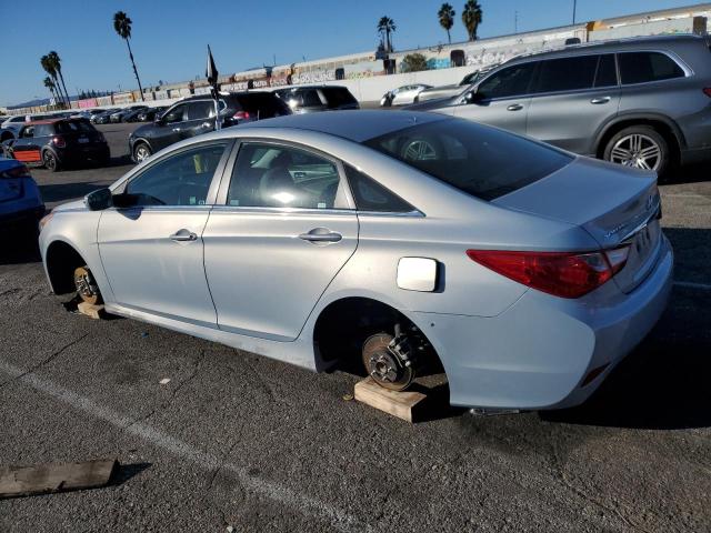 5NPEB4AC8EH857287 - 2014 HYUNDAI SONATA GLS BLUE photo 2