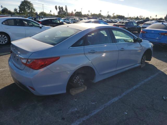 5NPEB4AC8EH857287 - 2014 HYUNDAI SONATA GLS BLUE photo 3