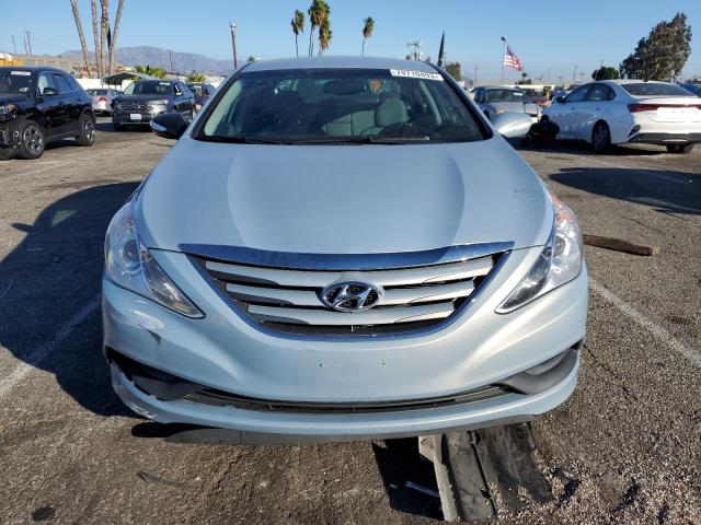 5NPEB4AC8EH857287 - 2014 HYUNDAI SONATA GLS BLUE photo 5