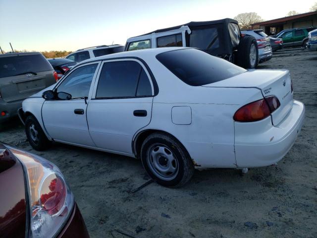 1NXBR12E51Z538325 - 2001 TOYOTA COROLLA CE WHITE photo 2