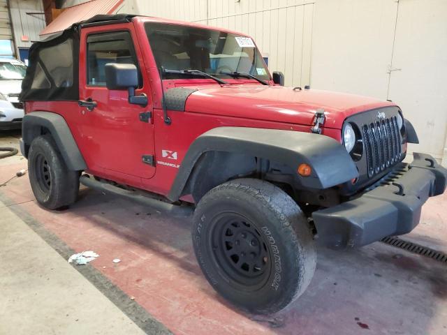 1J4FA24137L223531 - 2007 JEEP WRANGLER X RED photo 4