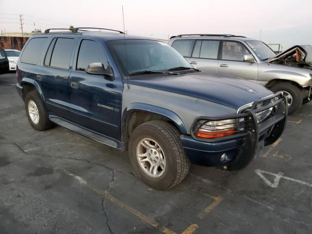 1B4HS28Z71F588387 - 2001 DODGE DURANGO BLUE photo 4