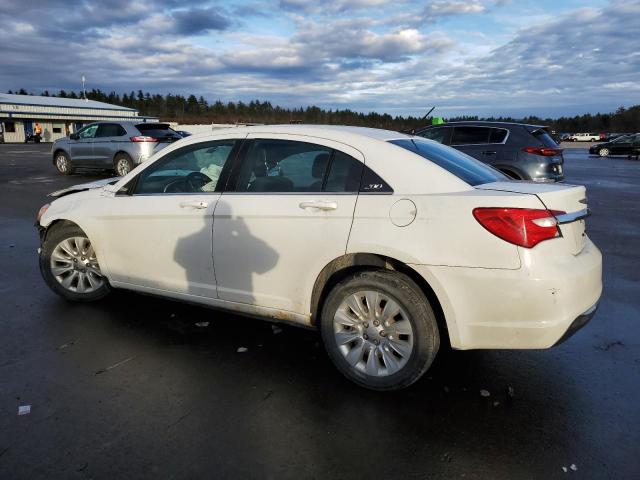 1C3CCBAG4DN729210 - 2013 CHRYSLER 200 LX WHITE photo 2