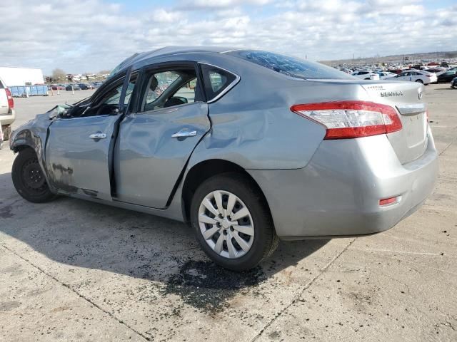 3N1AB7APXEY321661 - 2014 NISSAN SENTRA S GRAY photo 2