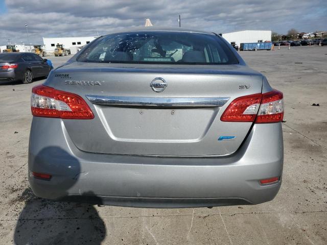 3N1AB7APXEY321661 - 2014 NISSAN SENTRA S GRAY photo 6