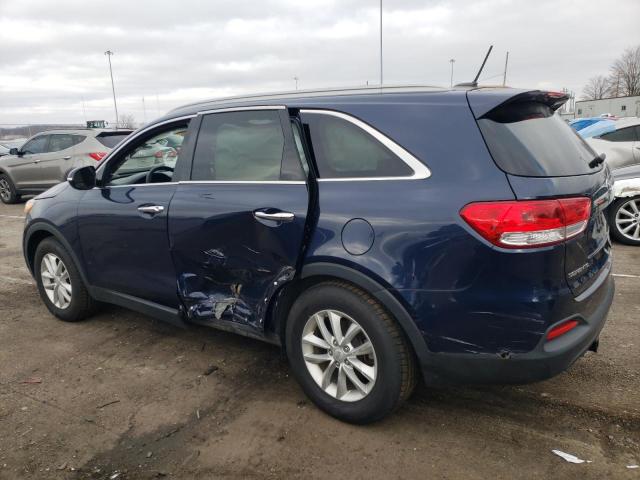 5XYPG4A56HG216761 - 2017 KIA SORENTO LX BLUE photo 2