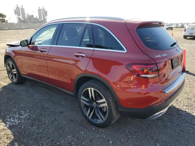 W1N0G8DB4MV263695 - 2021 MERCEDES-BENZ GLC 300 BURGUNDY photo 2