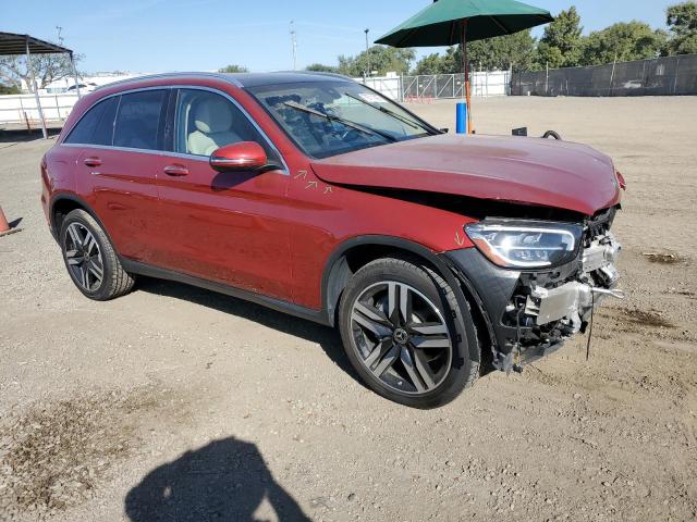 W1N0G8DB4MV263695 - 2021 MERCEDES-BENZ GLC 300 BURGUNDY photo 4