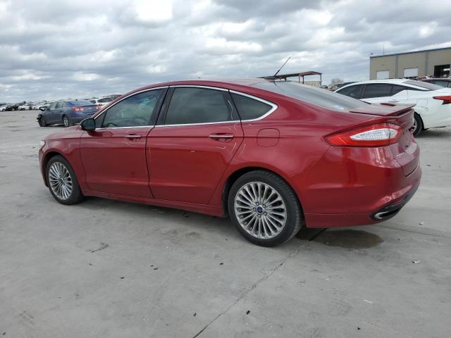 3FA6P0K94GR263450 - 2016 FORD FUSION TITANIUM RED photo 2