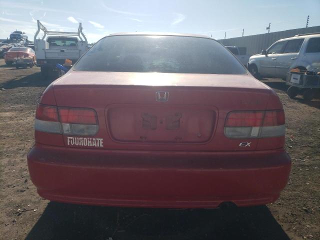 1HGEJ8248YL036273 - 2000 HONDA CIVIC EX RED photo 6