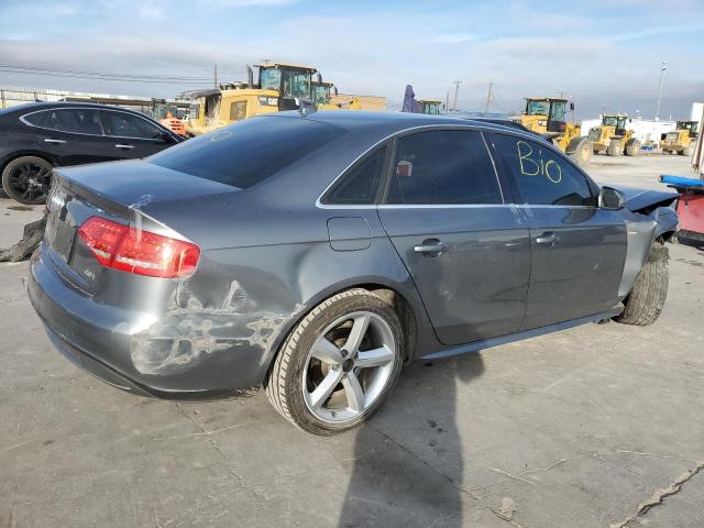 WAUEFAFL1CA119490 - 2012 AUDI A4 PREMIUM PLUS GRAY photo 3