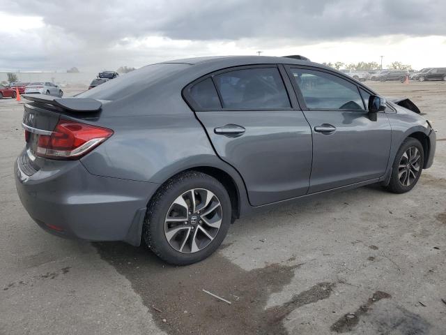 2HGFB2F91DH524489 - 2013 HONDA CIVIC EXL ნაცრისფერი ფოტო 3