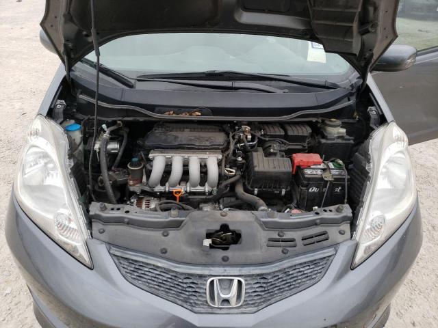 JHMGE8H63BC002526 - 2011 HONDA FIT SPORT GRAY photo 11