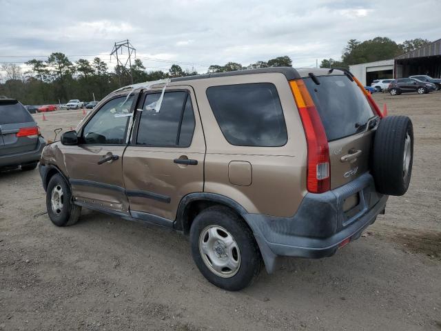 JHLRD68484C020817 - 2004 HONDA CR-V LX TAN photo 2