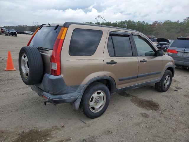 JHLRD68484C020817 - 2004 HONDA CR-V LX TAN photo 3