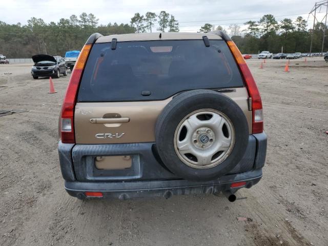 JHLRD68484C020817 - 2004 HONDA CR-V LX TAN photo 6