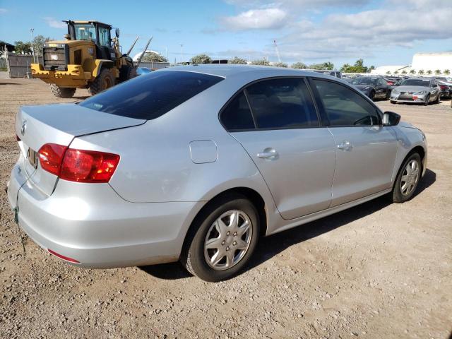 3VW2K7AJ1DM240631 - 2013 VOLKSWAGEN JETTA BASE SILVER photo 3