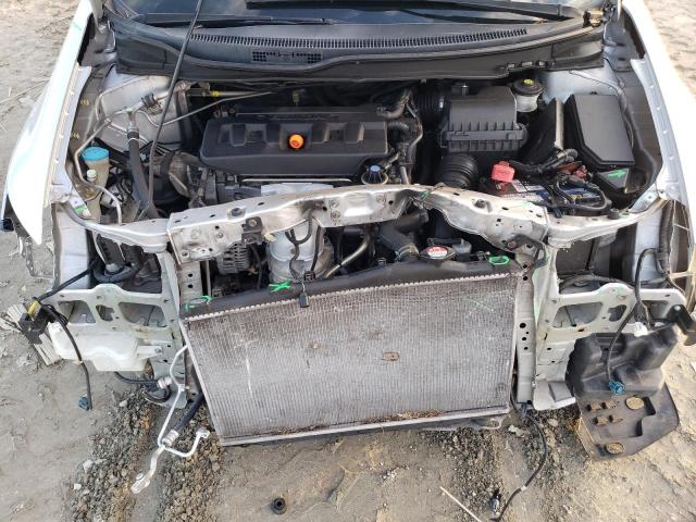 19XFB2F97CE309241 - 2012 HONDA CIVIC EXL ვერცხლისფერი ფოტო 11
