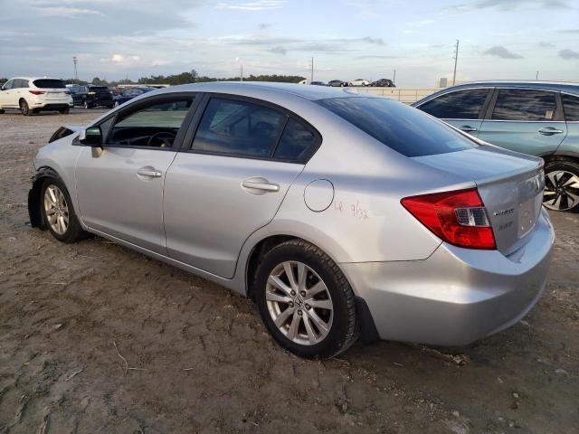 19XFB2F97CE309241 - 2012 HONDA CIVIC EXL ვერცხლისფერი ფოტო 2