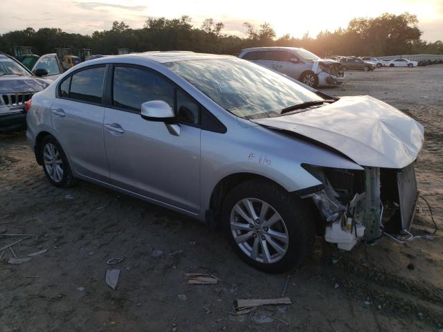 19XFB2F97CE309241 - 2012 HONDA CIVIC EXL ვერცხლისფერი ფოტო 4