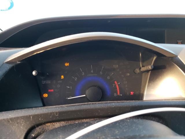 19XFB2F97CE309241 - 2012 HONDA CIVIC EXL ვერცხლისფერი ფოტო 9