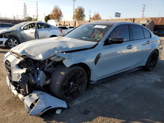 WBS43AY0XPFP52114 - 2023 BMW M3 COMPETITION GRAY photo 1
