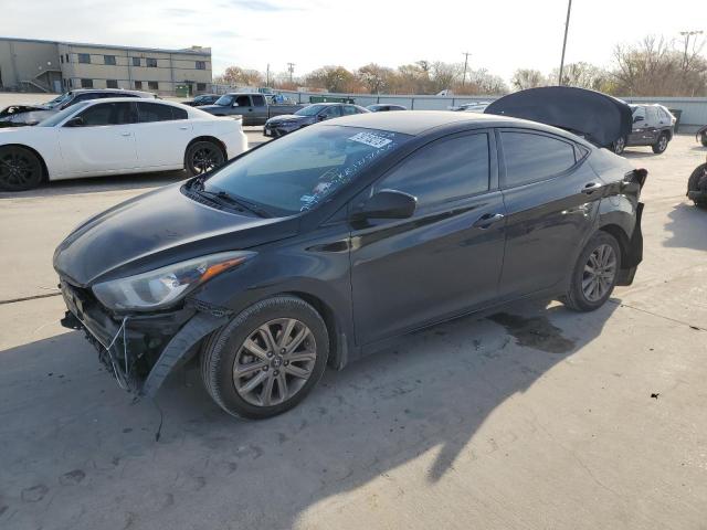 KMHDH4AE6FU294562 - 2015 HYUNDAI ELANTRA SE BLACK photo 1