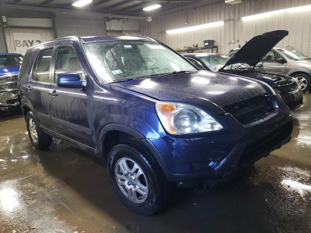 JHLRD78933C800644 - 2003 HONDA CR-V EX BLUE photo 4