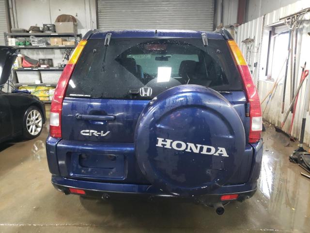 JHLRD78933C800644 - 2003 HONDA CR-V EX BLUE photo 6