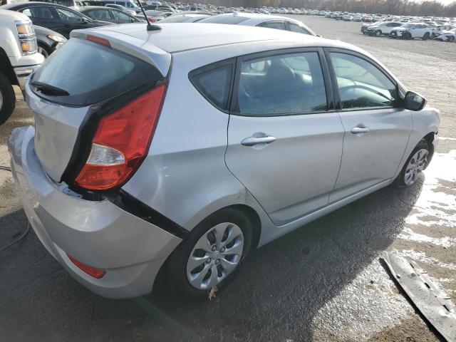 KMHCT5AE6GU290108 - 2016 HYUNDAI ACCENT SE SILVER photo 3