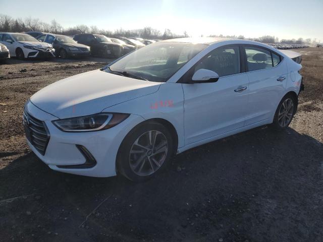 5NPD84LF9HH005374 - 2017 HYUNDAI ELANTRA SE BLUE photo 1