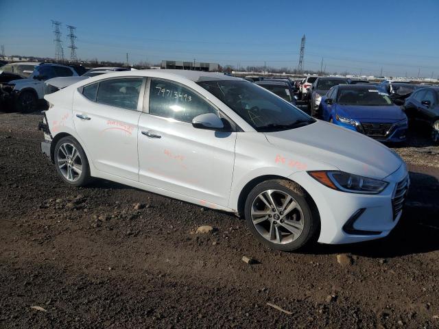 5NPD84LF9HH005374 - 2017 HYUNDAI ELANTRA SE BLUE photo 4