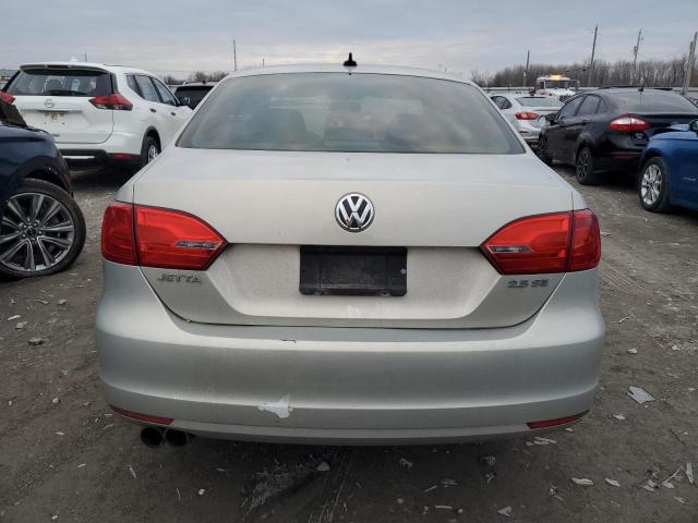 3VWBX7AJ0BM333364 - 2011 VOLKSWAGEN JETTA SE SILVER photo 6