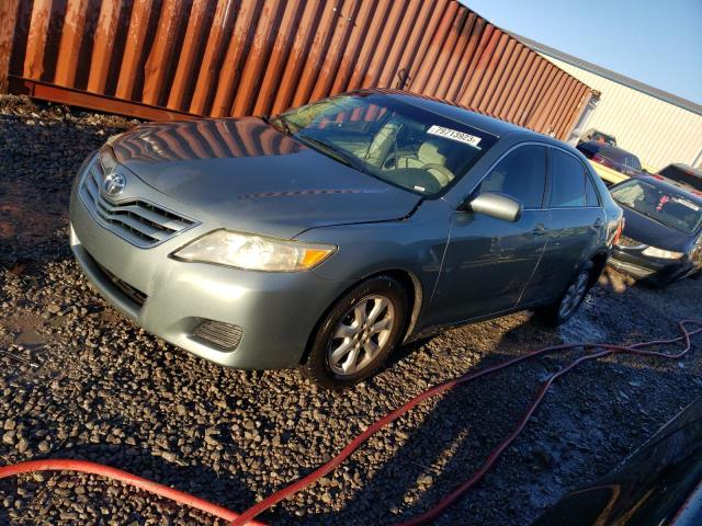 4T1BF3EK7BU695555 - 2011 TOYOTA CAMRY BASE GREEN photo 1