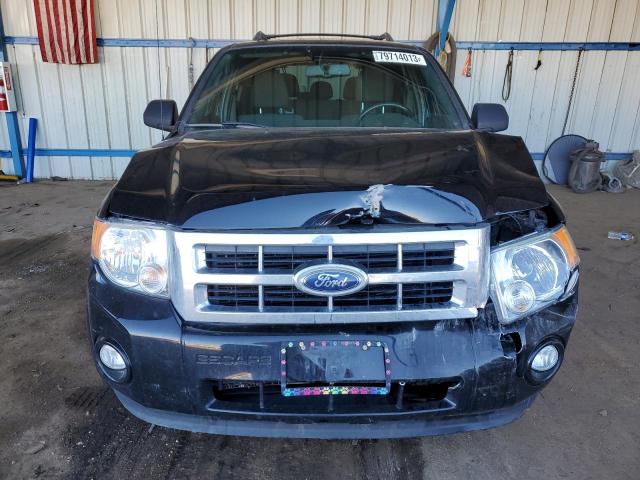 1FMCU0DG6CKC44524 - 2012 FORD ESCAPE XLT BLACK photo 5