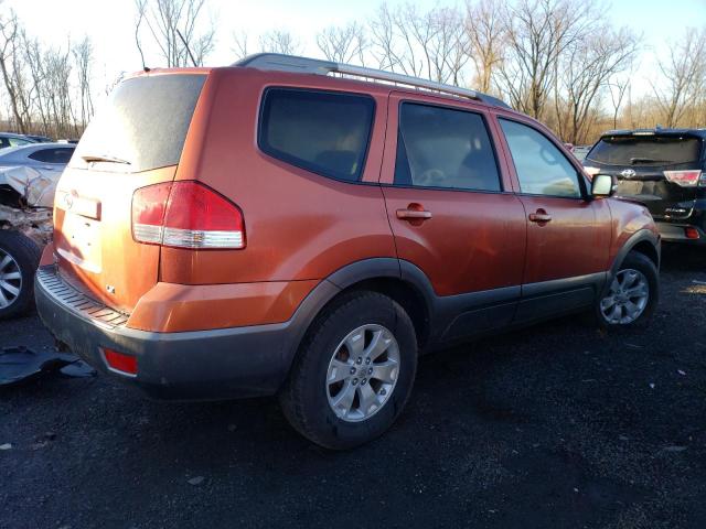 KNDJH741695017992 - 2009 KIA BORREGO LX ORANGE photo 3