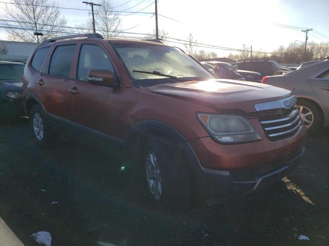 KNDJH741695017992 - 2009 KIA BORREGO LX ORANGE photo 4