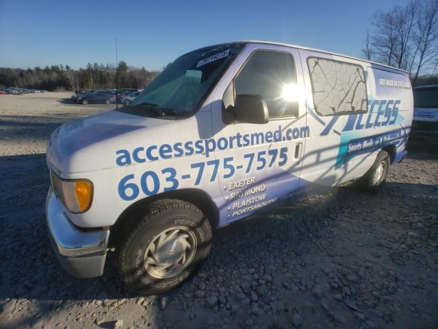 1FMRE11W01HA59629 - 2001 FORD ECONOLINE E150 WAGON WHITE photo 1