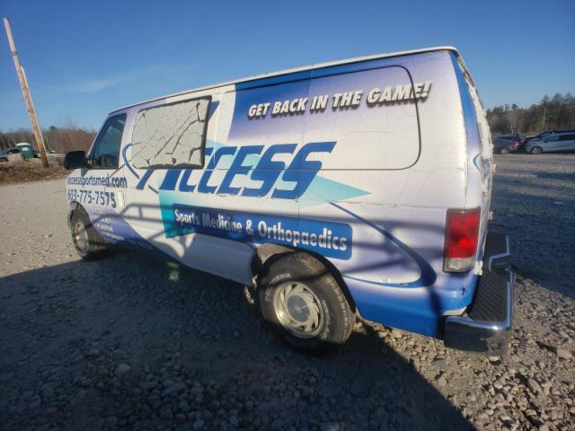 1FMRE11W01HA59629 - 2001 FORD ECONOLINE E150 WAGON WHITE photo 2