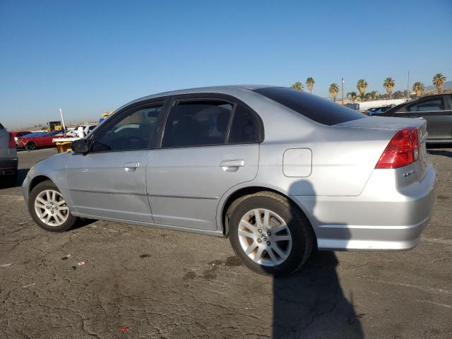 2HGES16515H549865 - 2005 HONDA CIVIC LX GRAY photo 2