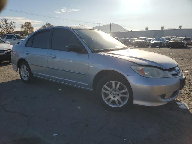 2HGES16515H549865 - 2005 HONDA CIVIC LX GRAY photo 4