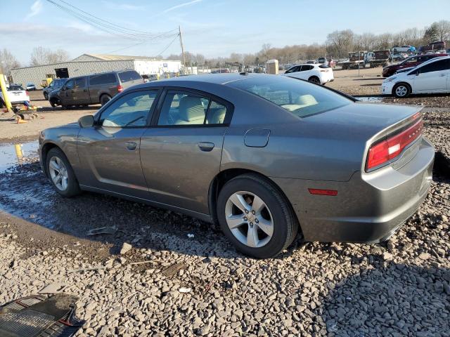 2C3CDXBG3CH203764 - 2012 DODGE CHARGER SE GRAY photo 2