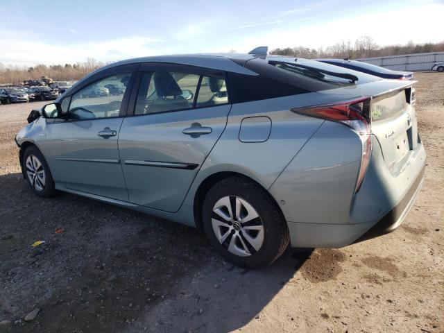 JTDKARFU1J3064004 - 2018 TOYOTA PRIUS BLUE photo 2