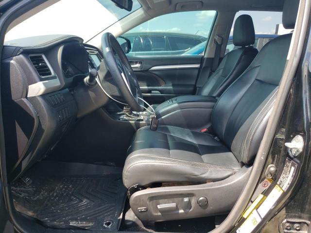 5TDKKRFH3ES028951 - 2014 TOYOTA HIGHLANDER XLE BLACK photo 7