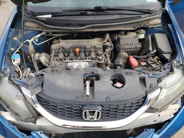 19XFB2F58DE029391 - 2013 HONDA CIVIC LX BLUE photo 12