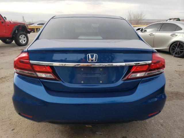 19XFB2F58DE029391 - 2013 HONDA CIVIC LX BLUE photo 6