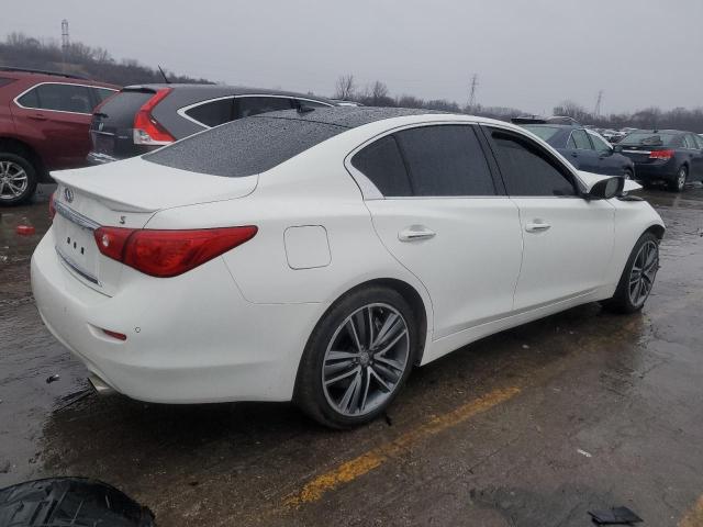 JN1BV7AR6FM391983 - 2015 INFINITI Q50 BASE WHITE photo 3