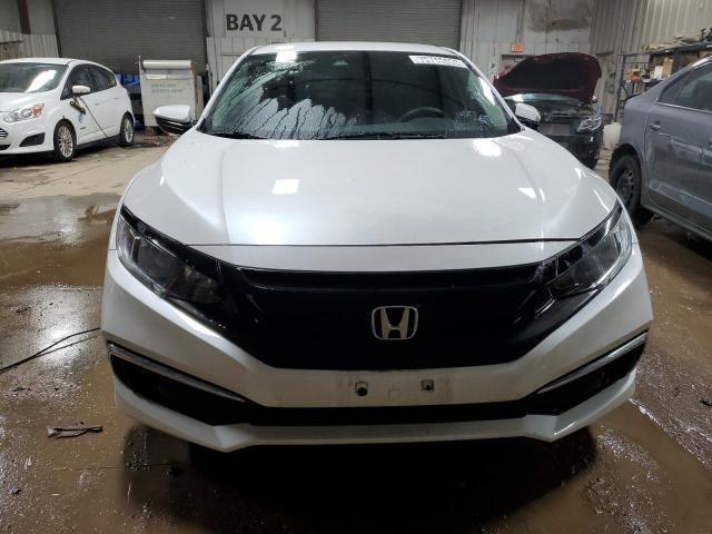 19XFC2F66KE022877 - 2019 HONDA CIVIC LX WHITE photo 5